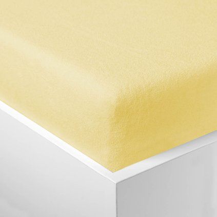 Napínací prostěradlo froté 0008 vanilková