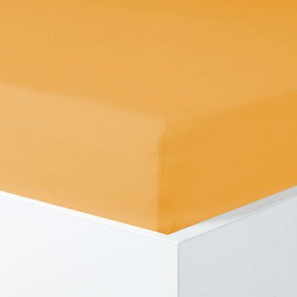 Napínací prostěradlo JERSEY s elastanem meruňková (Velikost 90x200 cm)