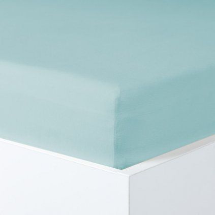 Napínací prostěradlo JERSEY s elastanem světlá modrá (Velikost 90x200 cm)