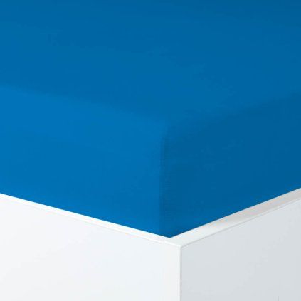 Napínací prostěradlo JERSEY s elastanem tmavě modrá (Velikost 180x200 cm)