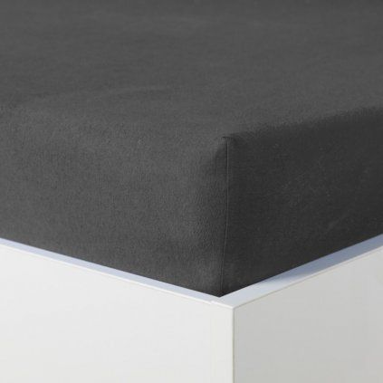 Napínací prostěradlo MAKO JERSEY MAXI s elastanem titanová (Velikost 140-160x200-220 cm)