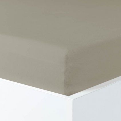 Napínací prostěradlo MAKO JERSEY s elastanem čedičová (Velikost 180-200x200-220 cm)