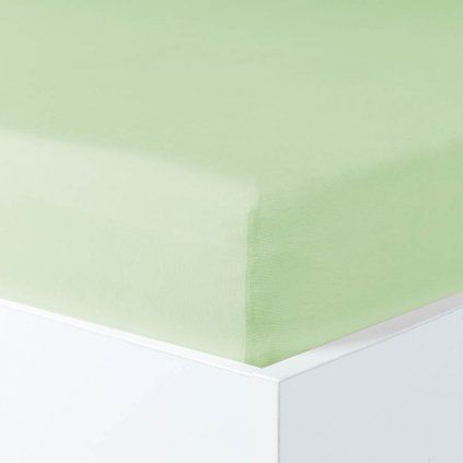 Napínací prostěradlo MAKO JERSEY s elastanem mintová (Velikost 180-200x200-220 cm)