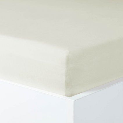 Napínací prostěradlo MAKO JERSEY s elastanem písková (Velikost 180-200x200-220 cm)