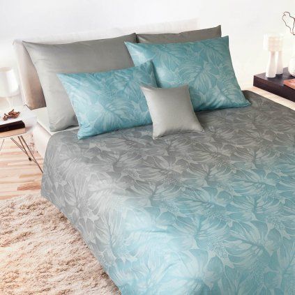 Povlečení Veba STAR Purity šedotyrkysová (Velikost 140x200 cm + 70x90 cm)