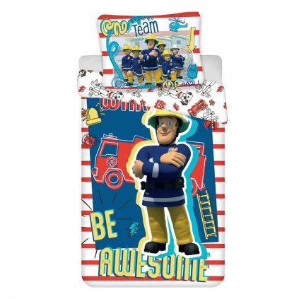 povlečení Fireman Sam wake up