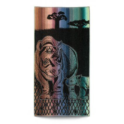 ručník Zara Africké léto nosorožec 056 91 Edit 2
