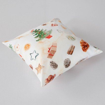 povlak Garbo tisk ID 9167 Tradice českých vánoc 40x40cm 0595
