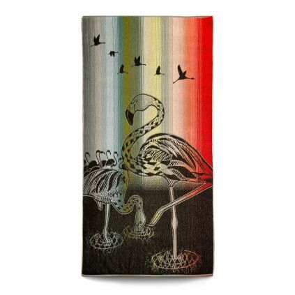 osuška Zara 75x150 049 93 plameňák