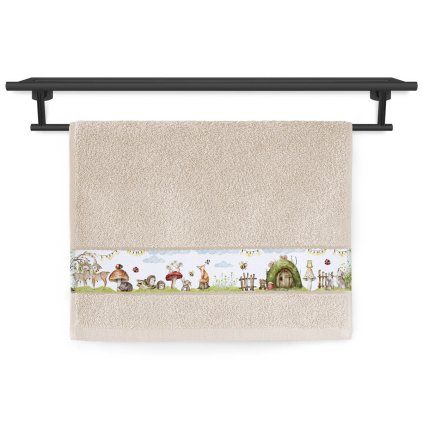 ručník Rujana tisk 041 50x30 cm 8252 tisk T423 Kouzelná louka