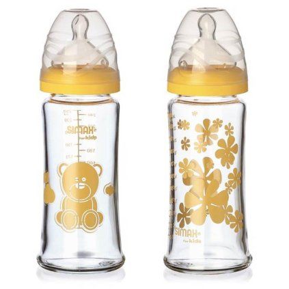 SIMAX Souprava kojeneckých lahví, 250 ml žlutá 1492082468 cs medved kytky velke