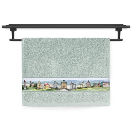 ručník Rujana tisk 041 50x30 cm 6256 T551 Broumovské kostely dědictví české krajiny