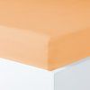 Napínací prostěradlo MAKO JERSEY s elastanem meruňková (Velikost 180-200x200-220 cm)