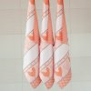 Bavlněné utěrky se vzorem SLEPIČKY oranžová (Velikost 50x70 cm - 3 ks)